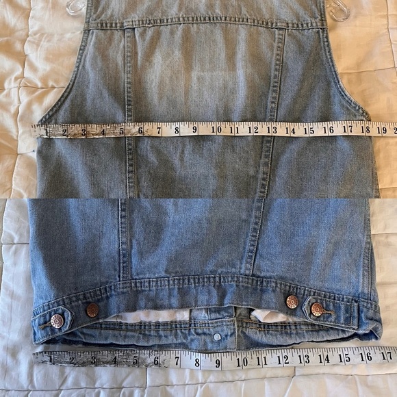 H&M Divided Distressed Denim Vest 14 - Picture 10 of 14